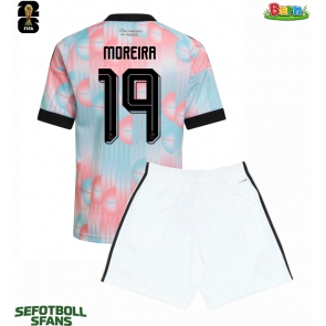Belgien Diego Moreira #19 Bortaställ Barn VM 2026 Kortärmad (+ Korta byxor)